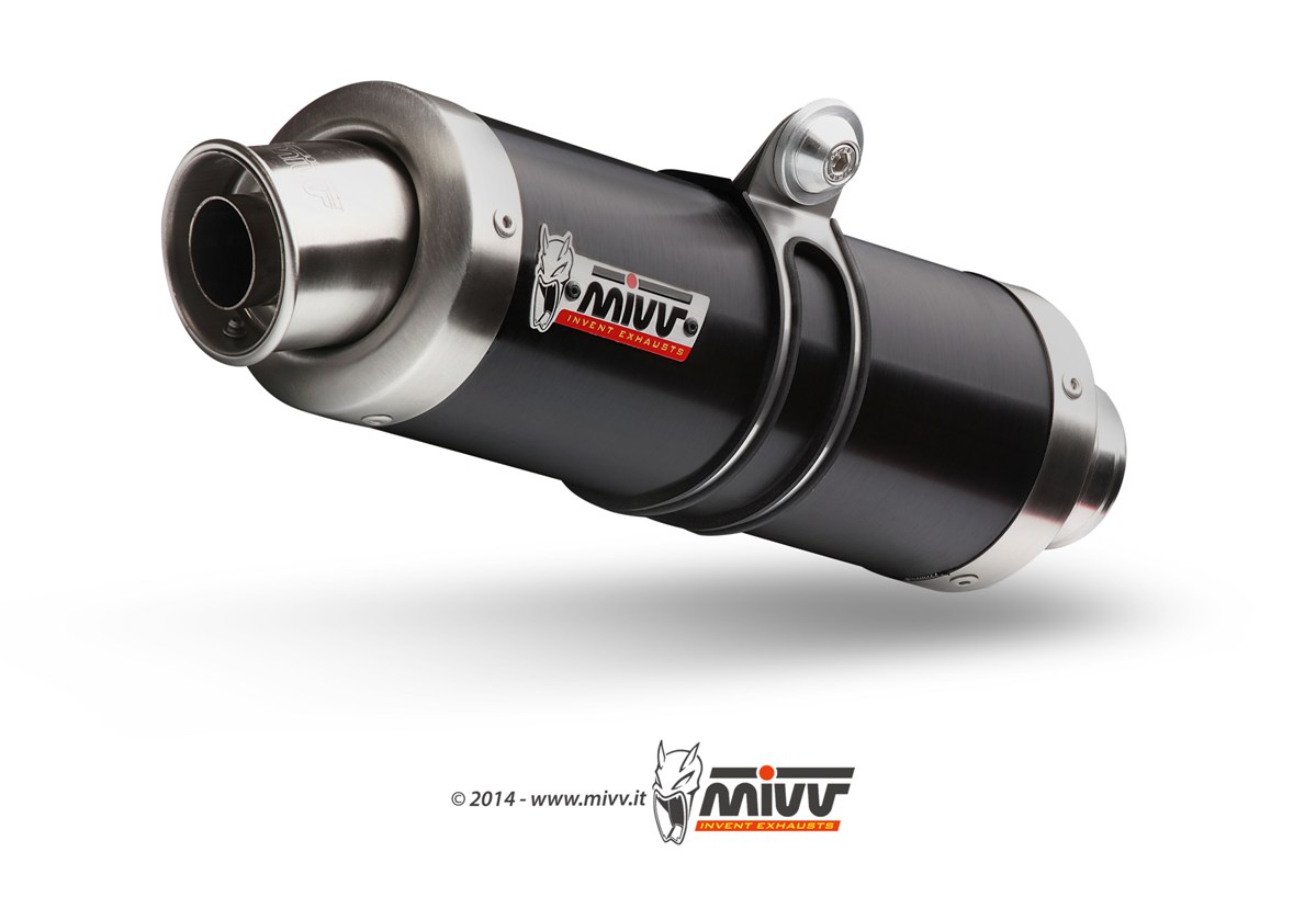 MIVV GP Edelstahl schwarz KAWASAKI ZX-10 R-RR-SE 16-24